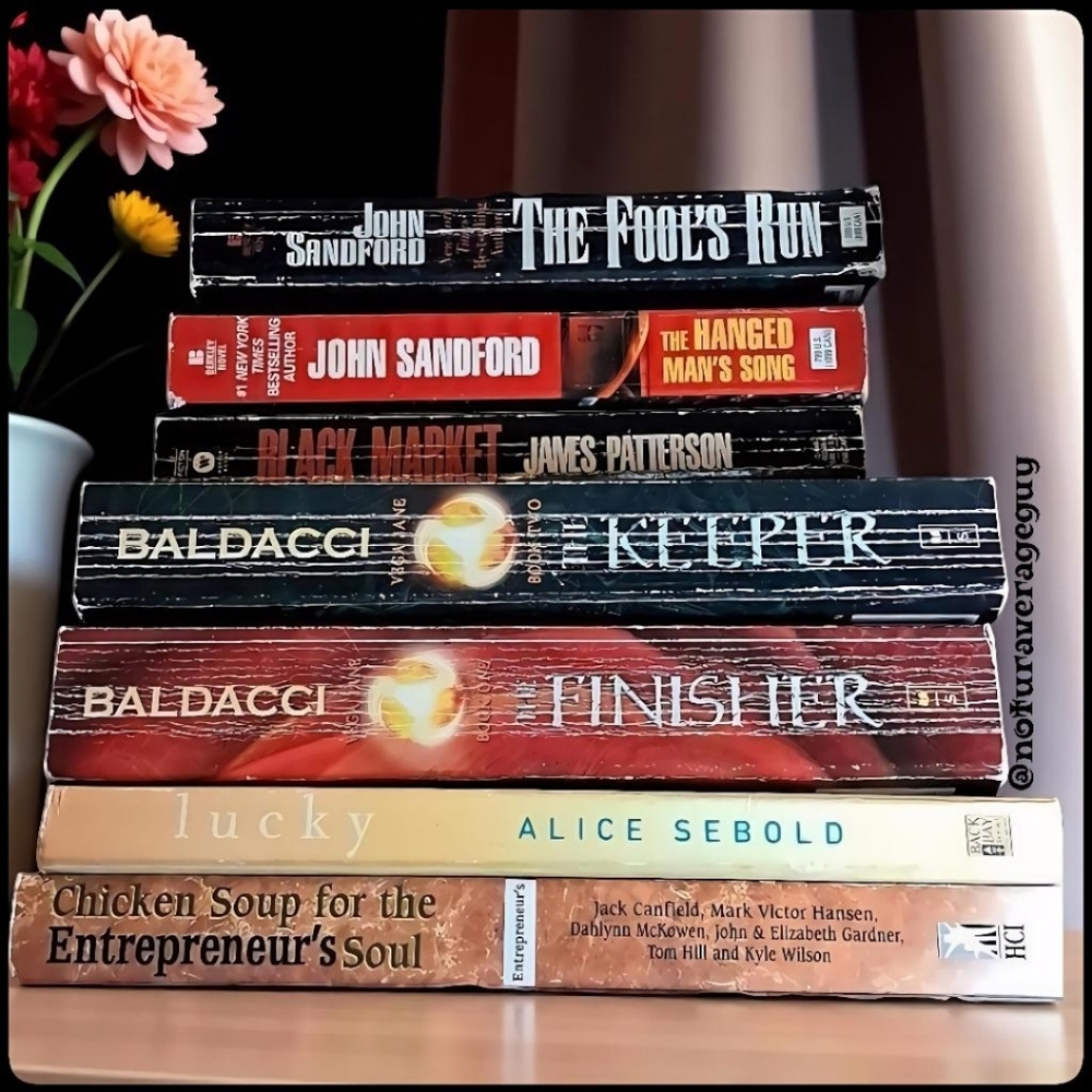 JUST IN!! 5 LBS! BOX OF BOOKS 📚 VARIOUS WELL KNOWN AUTHORS~BOX #1